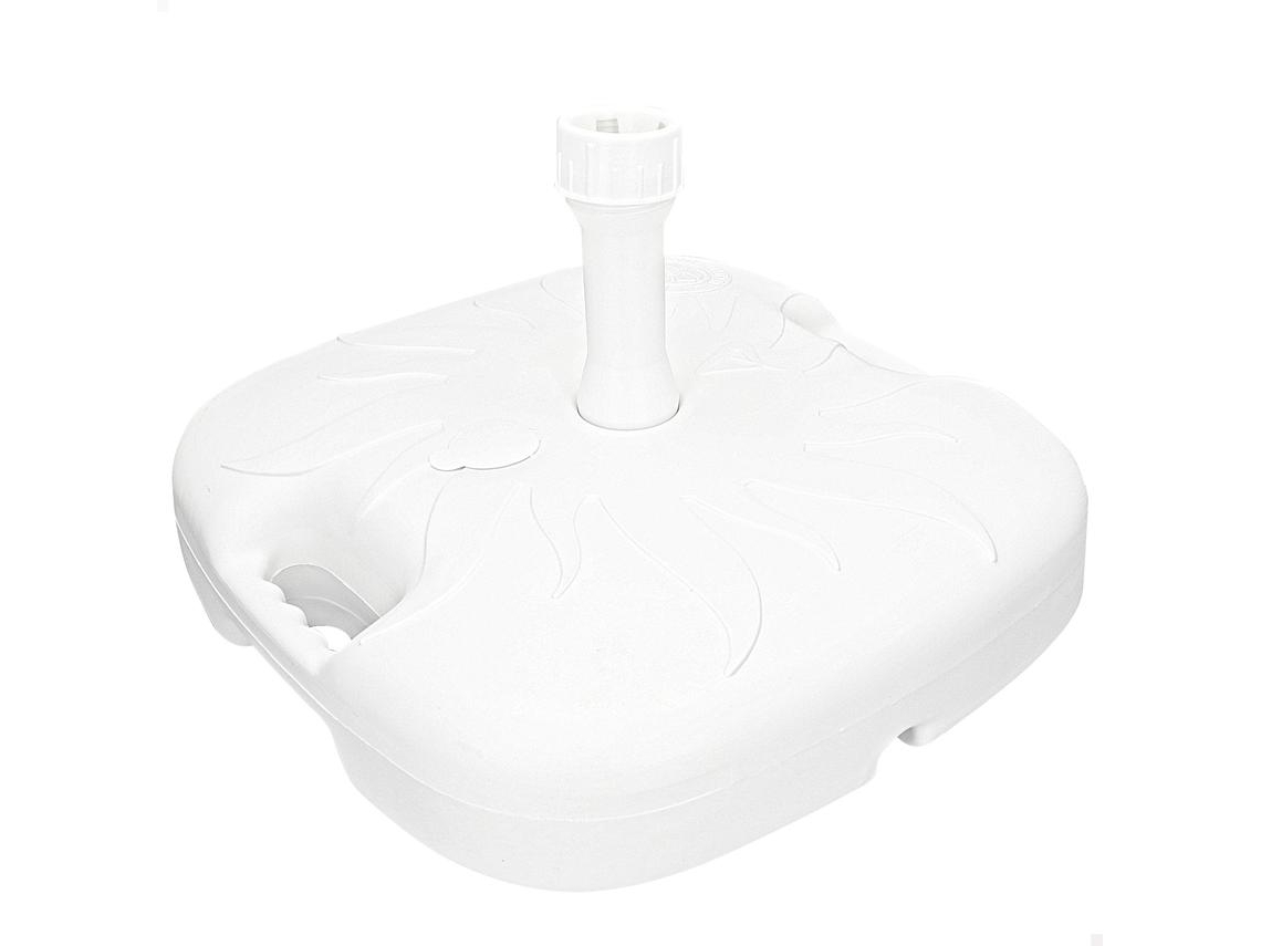Base de Resina para Sombrilla IPAE PROGARDEN 18 Litros Blanco (44x44x12 cm)