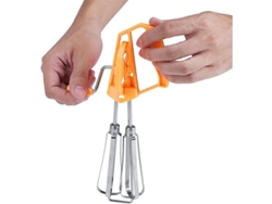 Batidora De Huevos Manual Profesional, Utensilio De Cocina Naranja