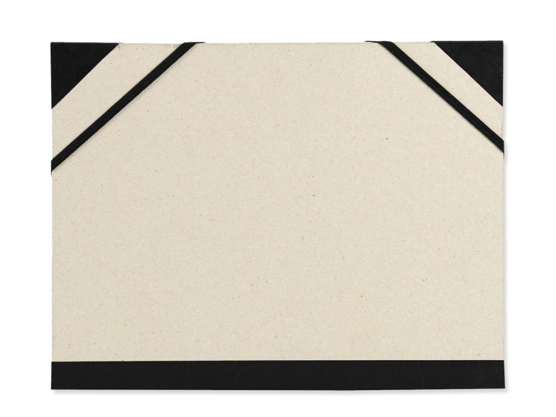 Carpeta de tarjetas brutas con elásticos 37x52