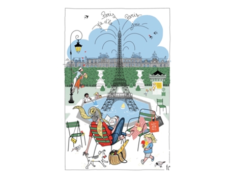 Paño de cocina - Jardines parisinos WINKLER