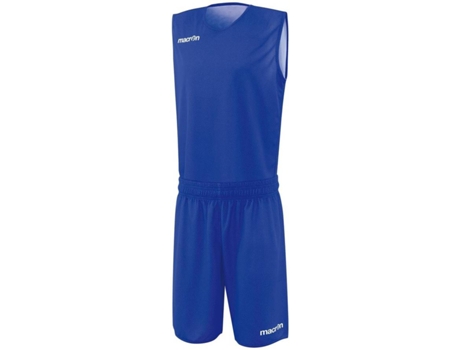 Conjunto para Hombre MACRON X400 Azul, Blanco para Baloncesto (M)