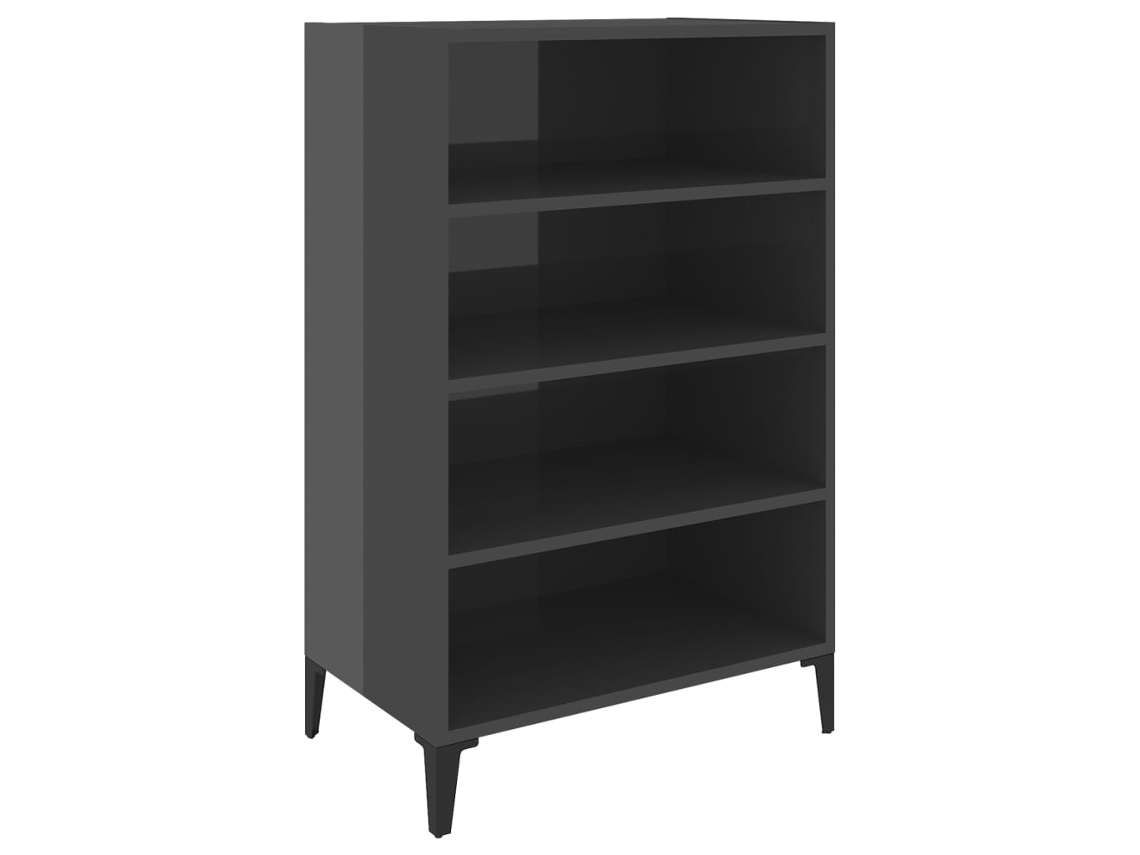 Aparador Maison Exclusive Gris Brillante 57x35x90 cm