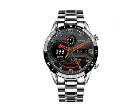 Smartwatch con SMS y Llamadas Presión Arterial 1 32'' Impermeable Ip67 Plata VEANXIN