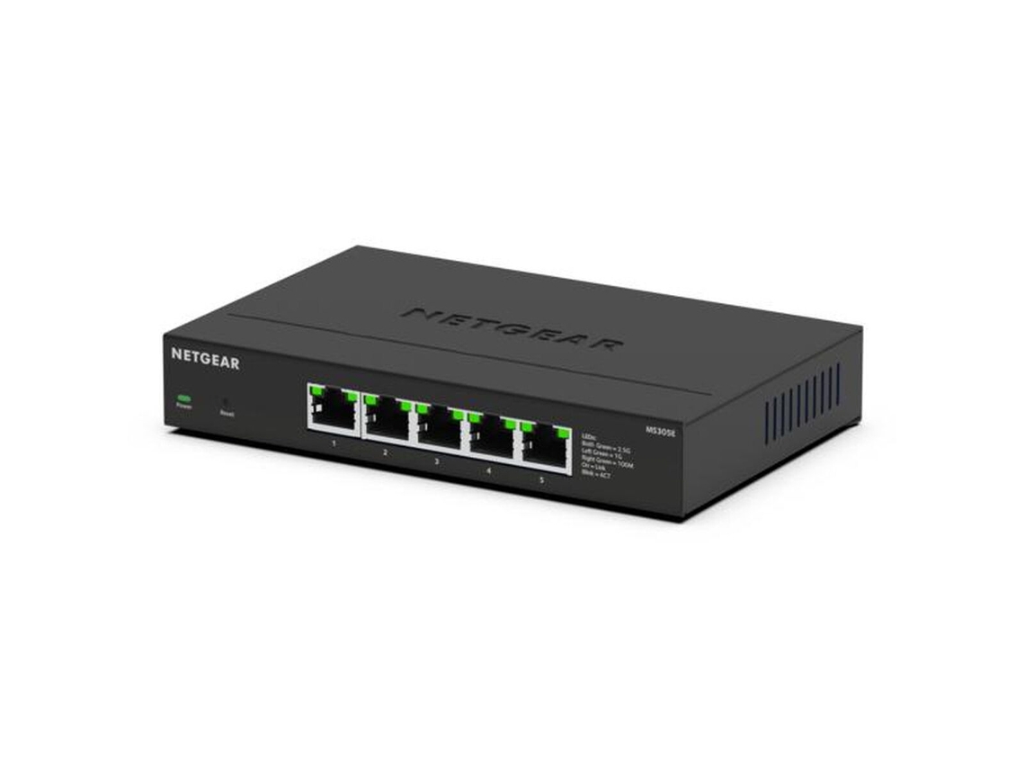 Switch de Sobremesa NETGEAR MS305E-100EUS (Negro - 5 - RJ45 x 5)