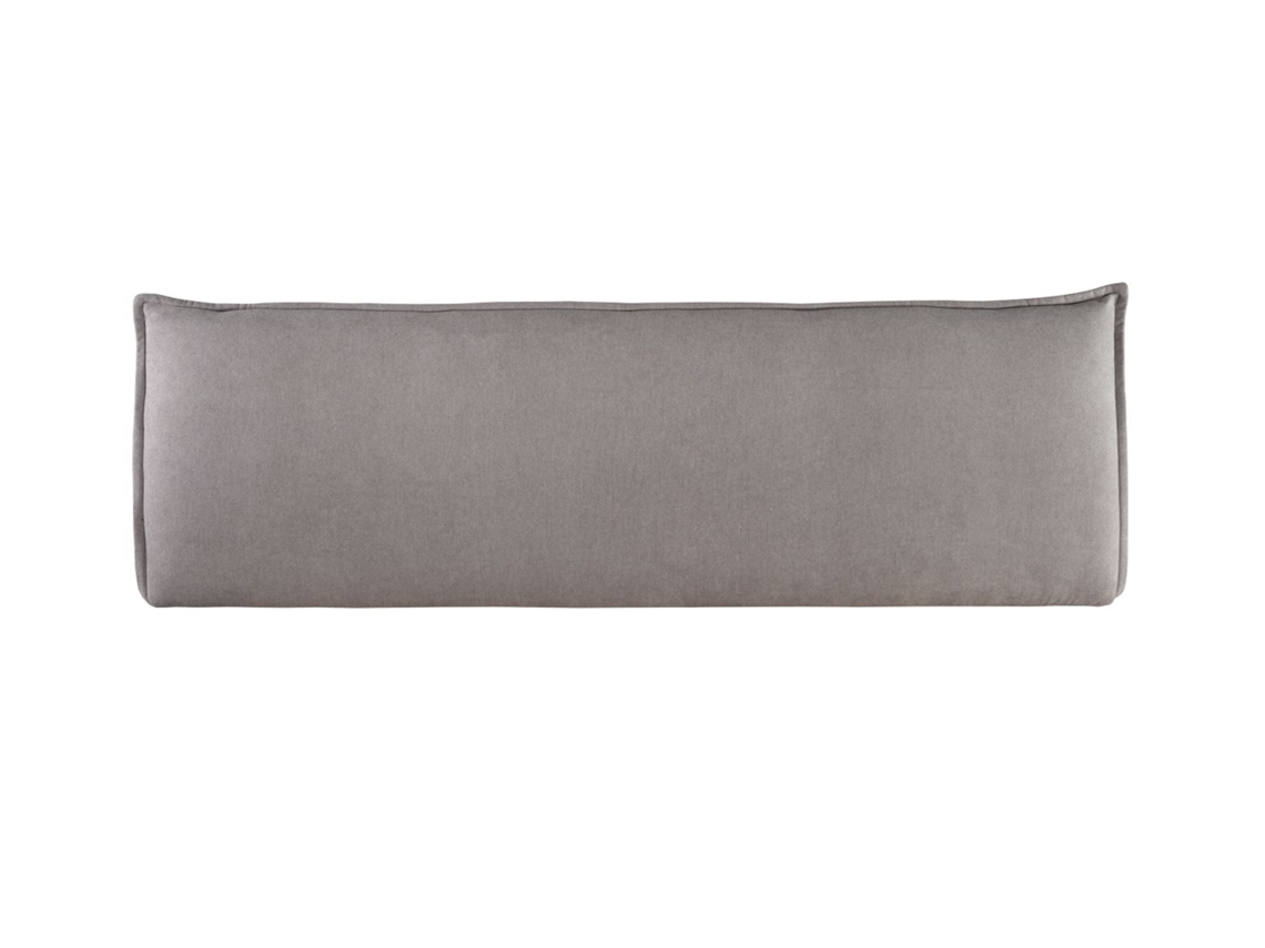 Cabecero Tapizado AGORA para Cama 150 Microfibra AquaClean Gris ( 160 x 50 x 7 cm)