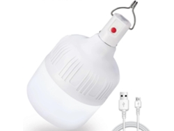 Rebe-linterna De Camping Led Recargable 60w 5000 Lumens 5 Modos De Iluminación Ajustable Con Función Power Bank Y Gancho Portátil