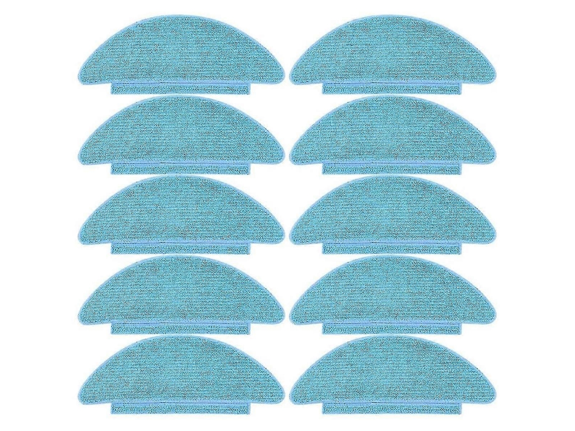 10 paños de mopa para aspiradoras domésticas L6 Nex, modelos L9000, SL60D, SL61 y SG60. Accesorios para aspiradora doméstica L6 Nex.