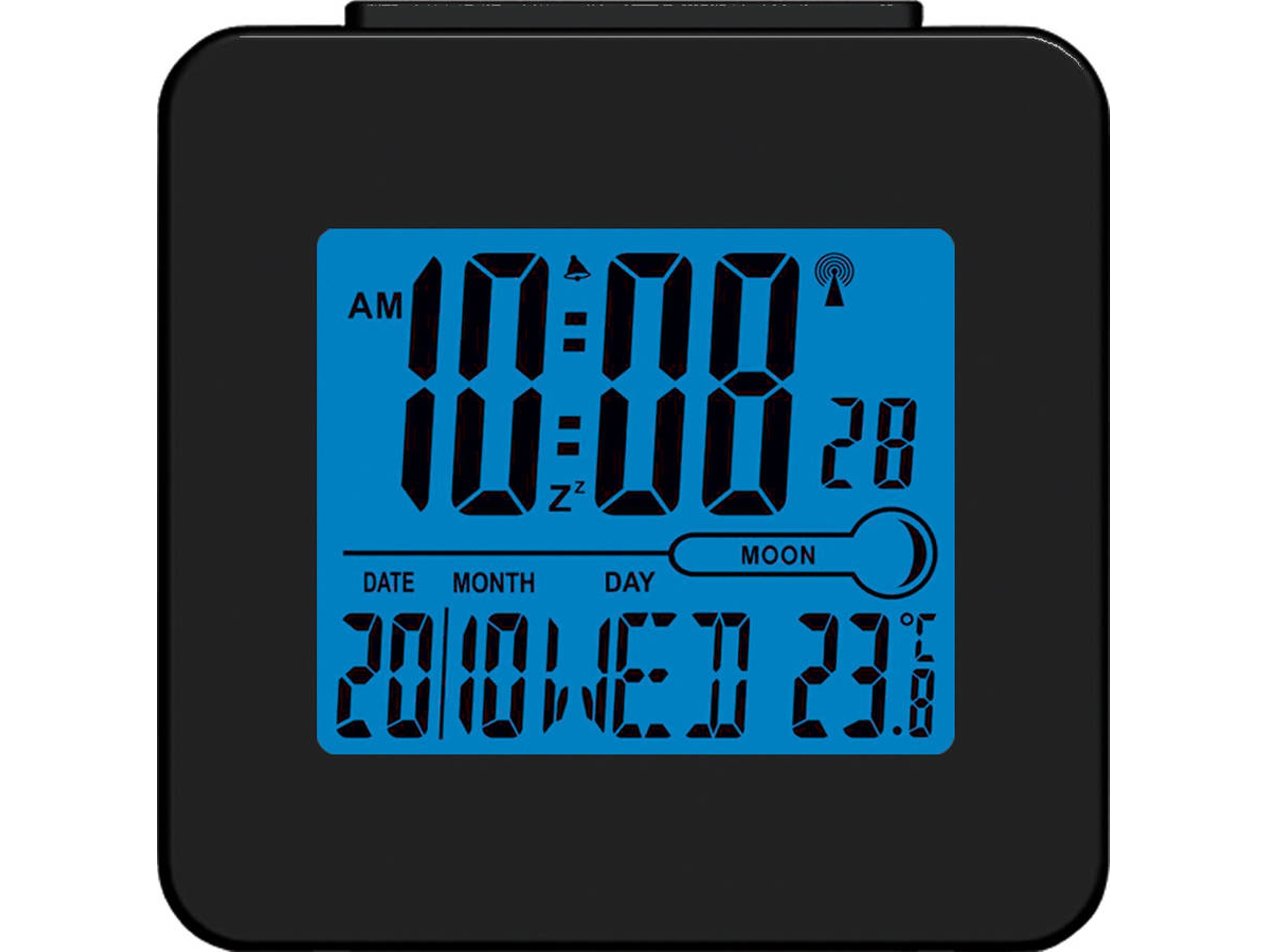 Despertador DENVER ELECTRONICS REC-34 Negro