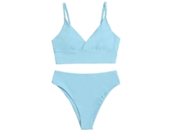 2026-traje De Bikini Para Mujer, Triángulo Sexy De Color Sólido Con Copas Removibles