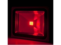 Proyector Led 50w 4.250lm Ip65 Brico Rojo 40.000h