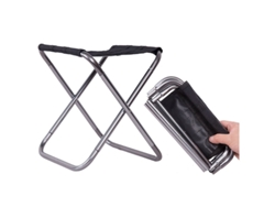 Mini taburete plegable portátil para acampar: el compañero perfecto para tus aventuras.