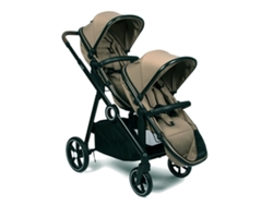 Cochecito gemelar Luiz XL Taupe Baninni
