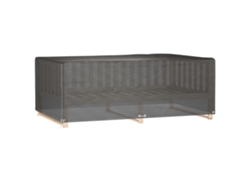 Maison Exclusive - Fundas Muebles Jardín 2 Uds 12 Ojales Rectangular 213x132x75 Cm