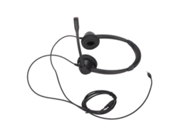 Auriculares Binaurales De 3,5 Mm Para Negocios Con Sonido Estéreo Hd Para Conferencias Telefónicas Y Centros De Llamadas.