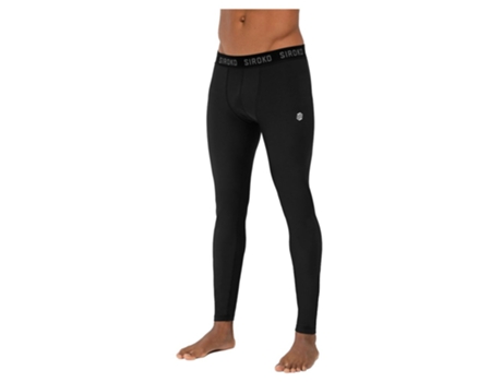 Calça SIROKO Perneiras Térmicas Wolf Preto L Homem
