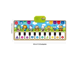 Tapete musical de piano para bebés y niños pequeños, teclado con forma de animal para educación musical en la primera infancia.