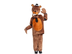 Disfraz de Oso de Peluche Terrorífico con guantes para niño