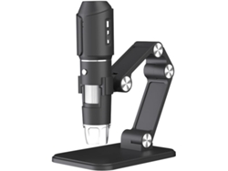 Microscopio Inalámbrico, Wifi Usb, Digital Portátil, Aumento De 50-1600x, 8 Led Con Soporte Metálico.
