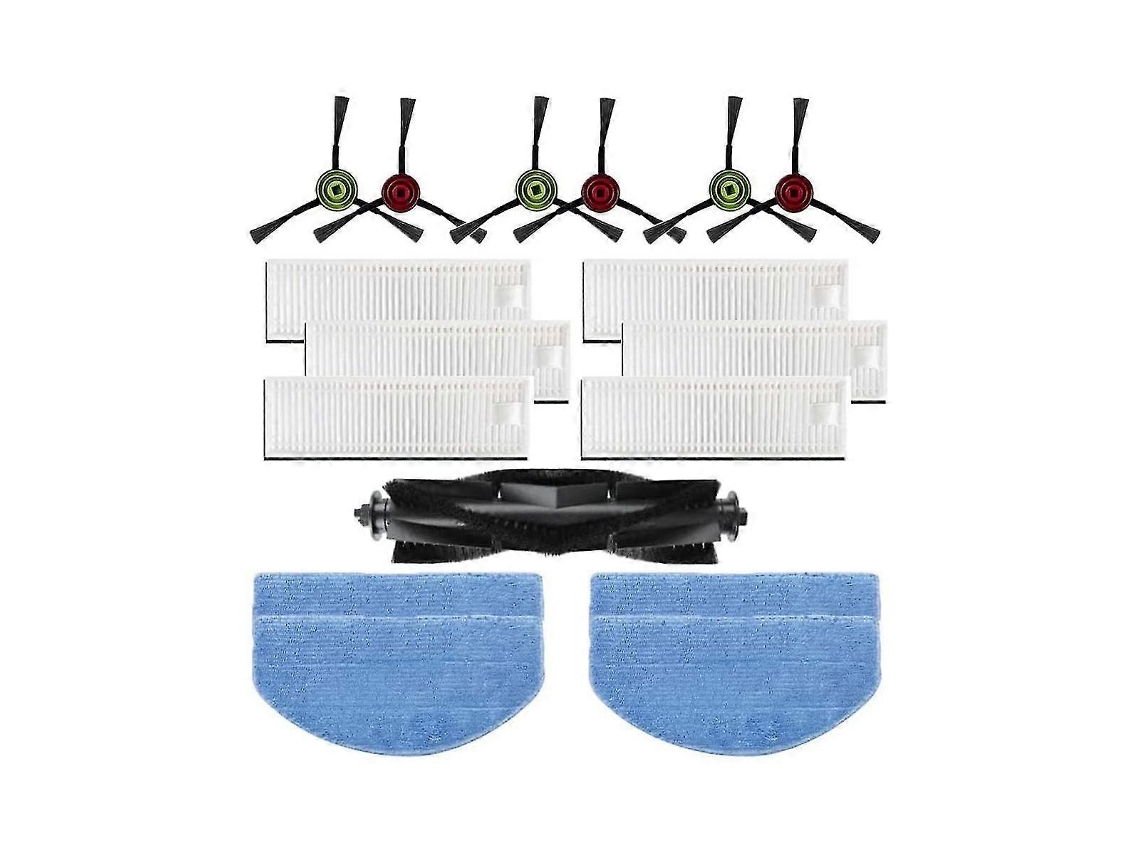 Accesorios para la aspiradora robot Qihoo 360 S5 S7 S7 Pro: cepillo principal de repuesto, cepillo lateral, filtro HEPA