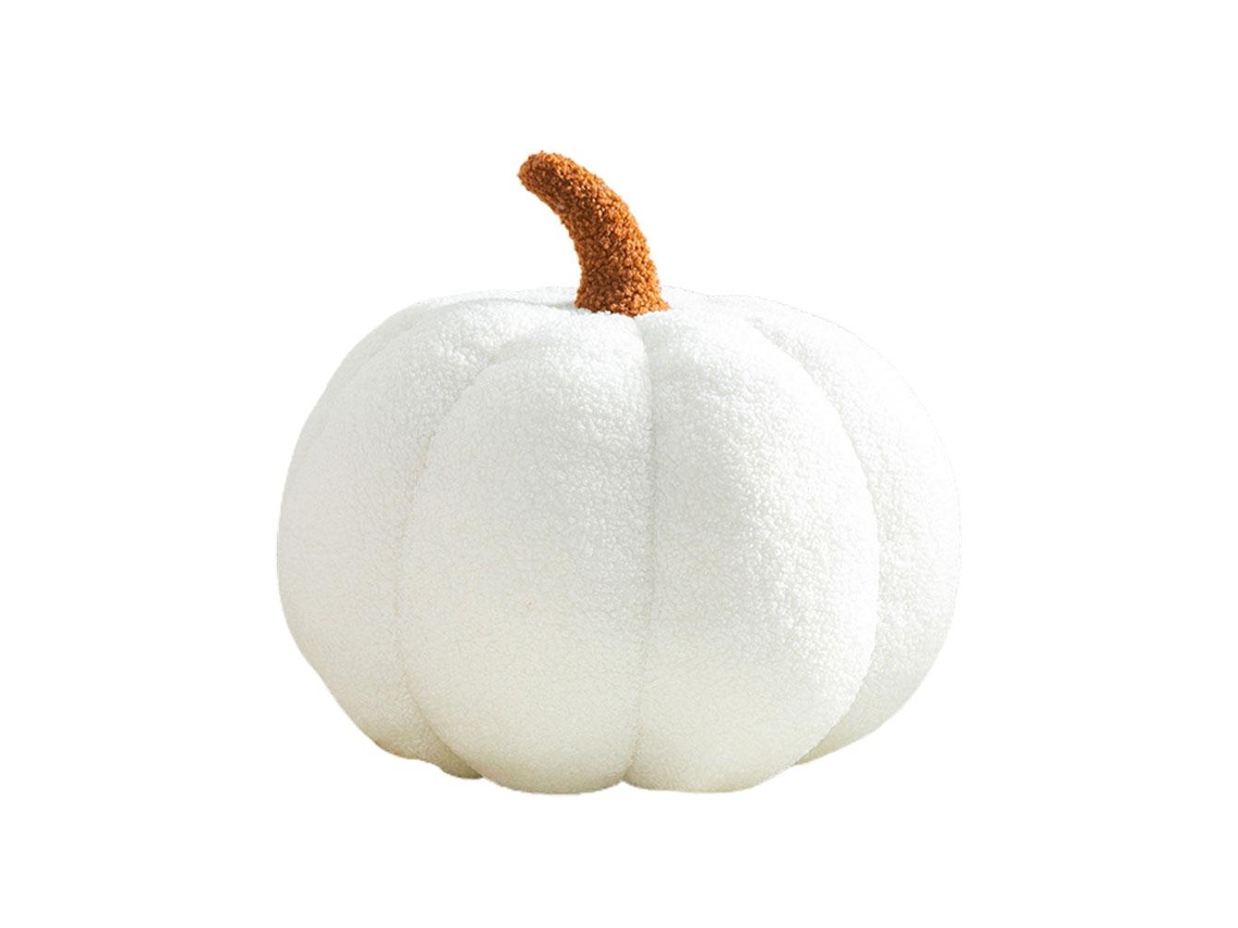 Calabaza de peluche decorativa festiva en portugués