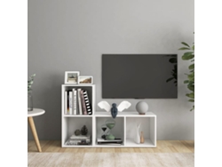 Estantería/Muebles de TV 2 Pzs 72X35X36,5 Cm Contrachapado Blanco