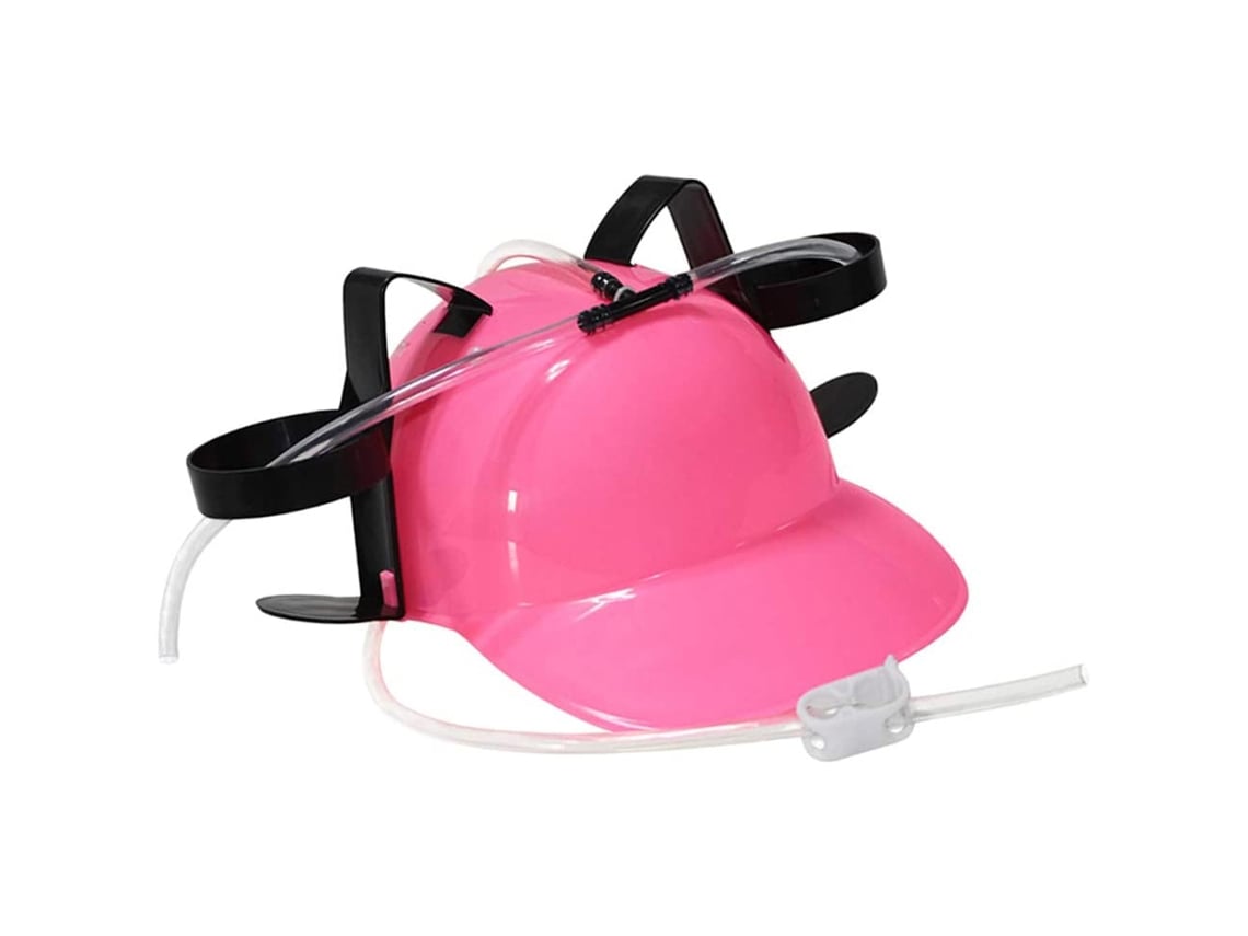 Omni-casco Bebedor Con Porta Latas Y Pajita Para Fiesta Gorro De Bebida Cerveza Y Refrescos