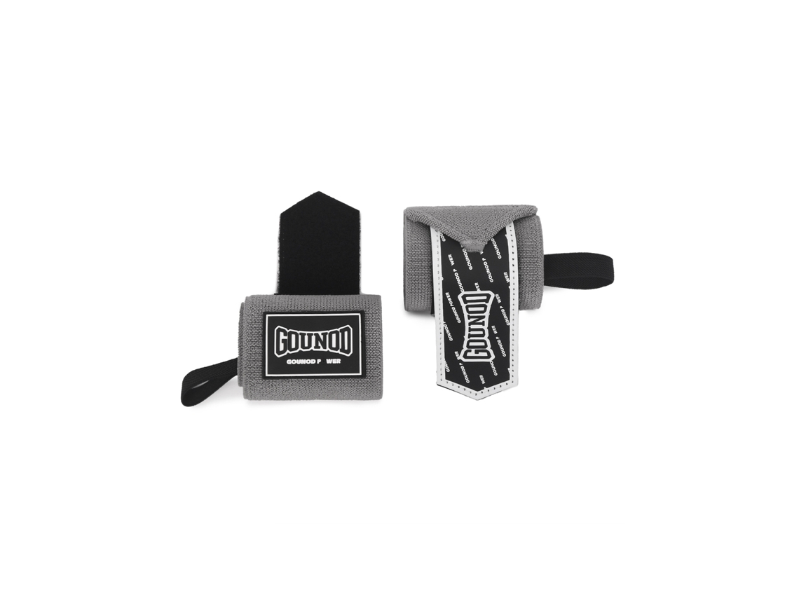 Pulsera de soporte de alta resistencia, estabilizador universal de muñeca en poliéster Mdug (gris)