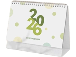 Calendario De Escritorio Mensual 2026, 12 Meses De Enero A Diciembre