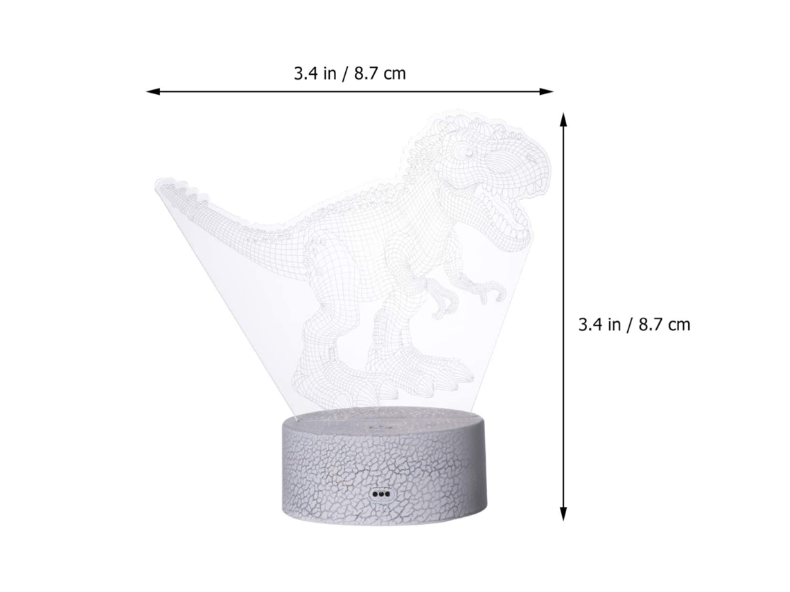 Bj-lâmpada De Ilusão 3d Para Crianças Luzes Noturnas Brinquedos De Dinossauro Presente Para Crianças Luz De Mesa
