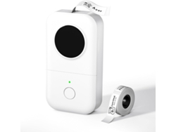Mini Impresora Térmica Portátil Bluetooth Impresora De Etiquetas D30 Con 1 Rollo De Papel Color Blanco Cuich