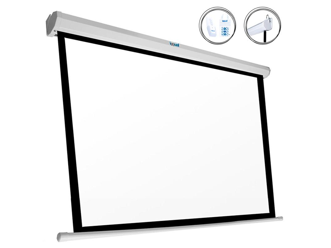 Pantalla Panorámica Eléctrica Iggual Psips243 110'' (243 X 137 Cm) Blanca