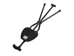Muleta plegable con asiento, 3 patas, bastón con empuñadura, unisex para personas mayores.