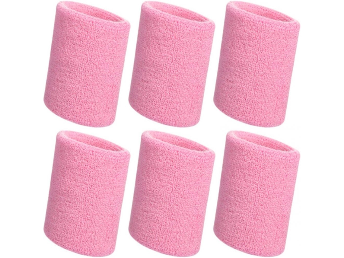 Muñequeras deportivas (6 unidades), muñequera deportiva de algodón, para tenis, baloncesto, fútbol y running.