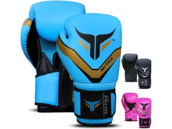 Guantes De Boxeo - Mytra Fusion Hexa Tech - Guantes De Sparring Kickboxing - Azul