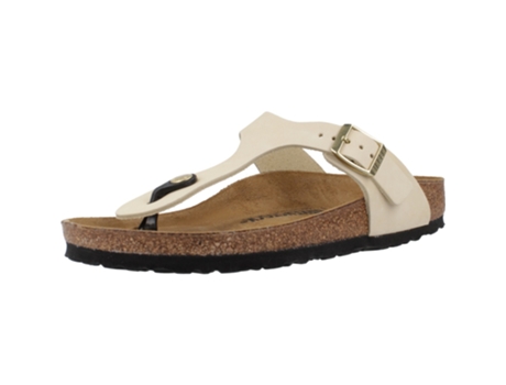 Zapatos de Mujer BIRKENSTOCK Gizeh Bs Tecido Beige (39)