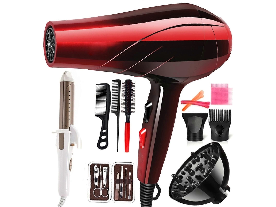 Secador De Cabelo Potente, Leve E De Secagem Rápida Com Ar Quente E Frio Para Cabelos Curtos E Longos.