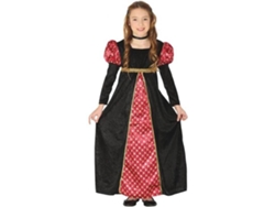 Disfraz de Niña DISFRAZZES Dama Medieval Negra (Talla: 10 a 12 años)