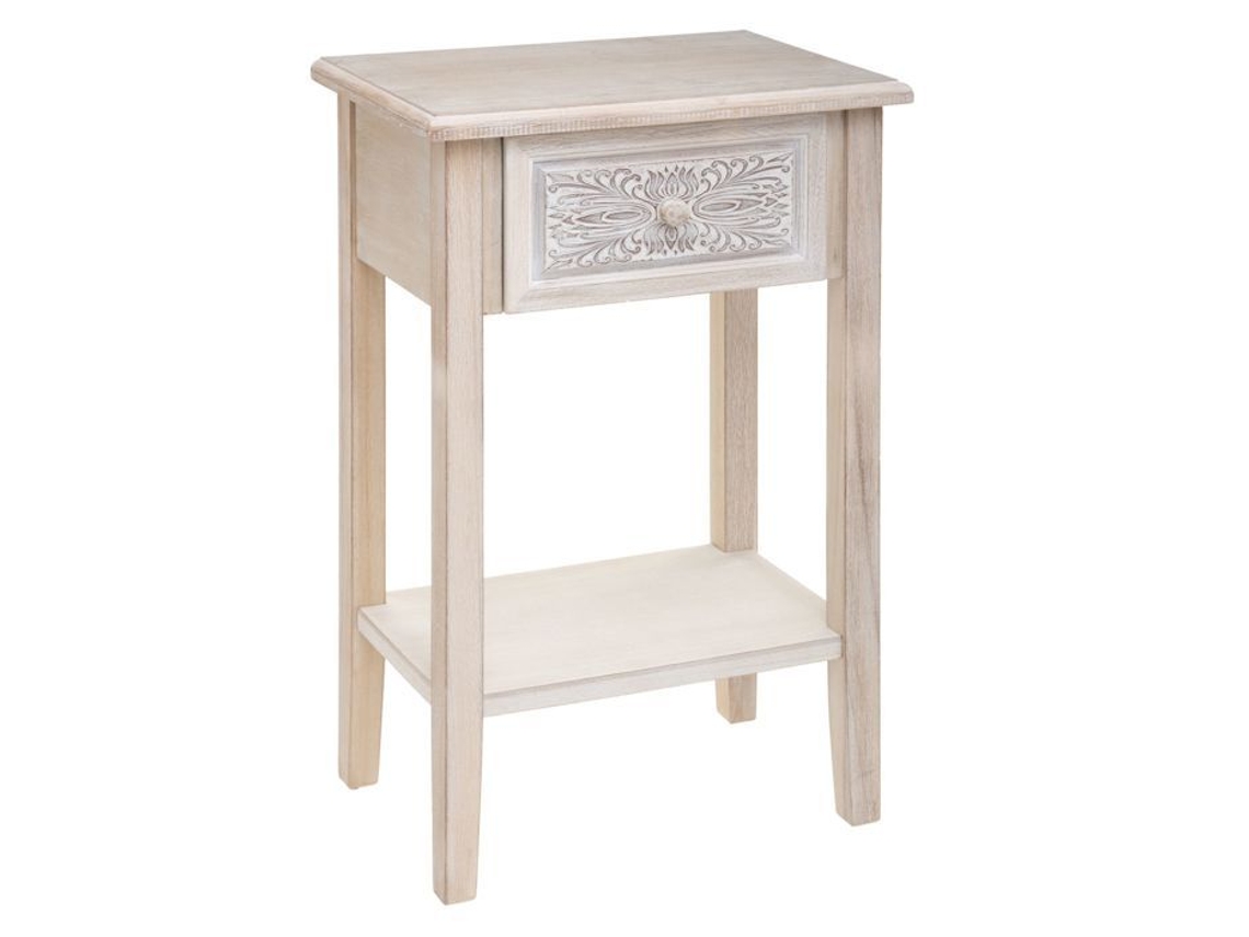 Mesa De Noche Hina Blanca Atmosphera Interior Designer