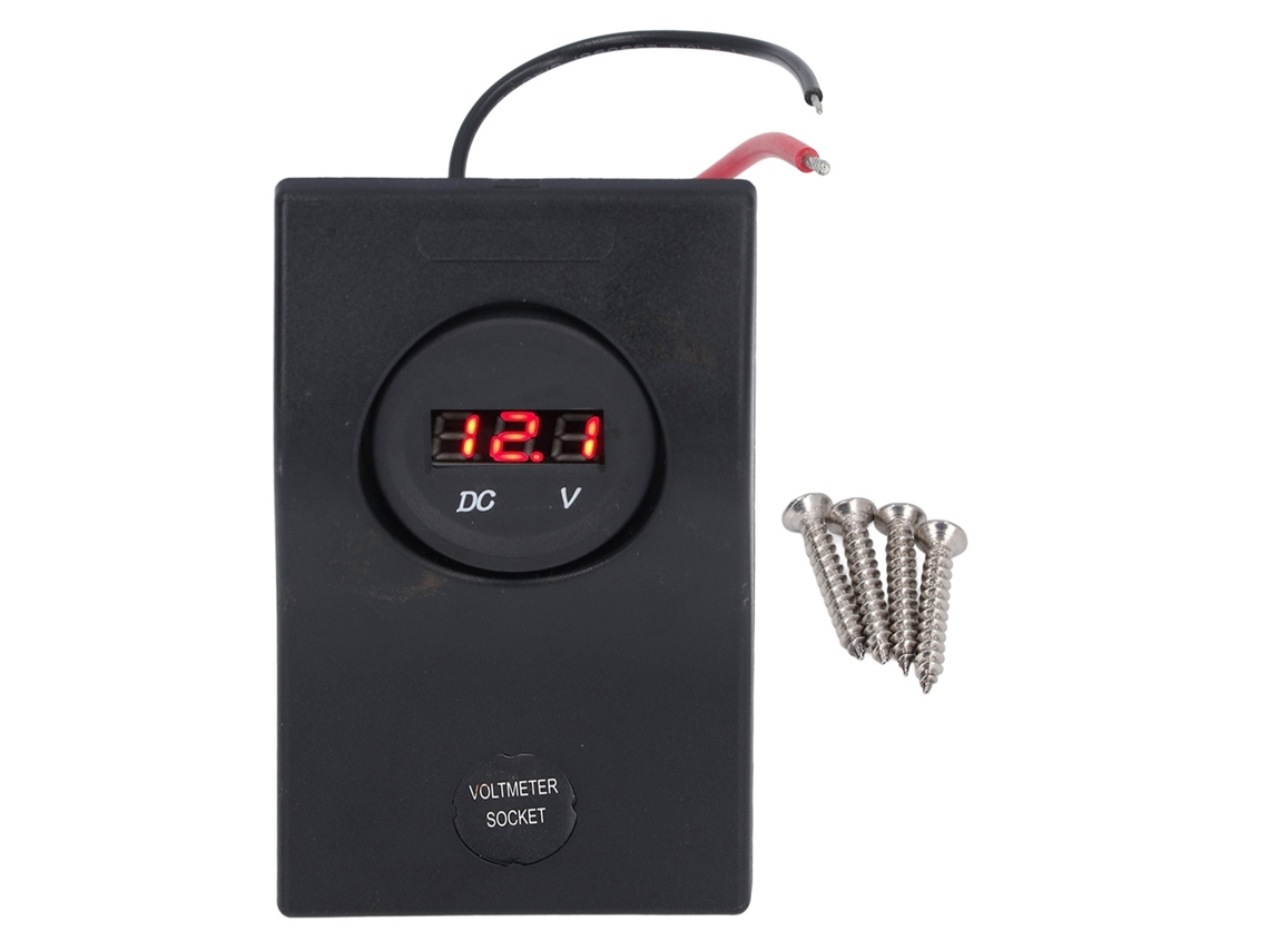 Panel De Pantalla De Voltaje Cargador De Coche Dc12v-24v Impermeable Ip65 Para Yate Rv Autobús