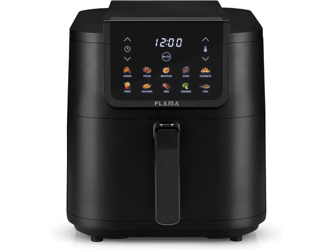 Freidora sin Aceite FLAMA 649FL (8L - Negro)