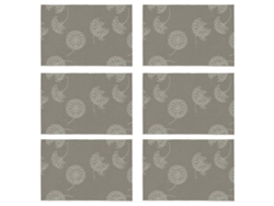 Set de 6 alfombras minimalistas impermeables y antideslizantes, fáciles de limpiar. TRUYUETY