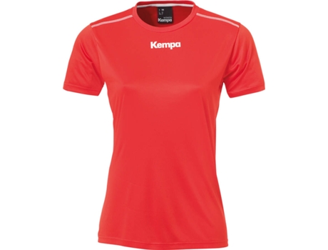 Camiseta para Mujer KEMPA Poly Rojo para Balonmano