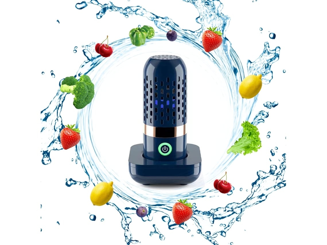 Limpiador de frutas y verduras en cápsulas, limpieza profunda, multifunción, moderno, doméstico, práctico almacenamiento STELASPLEN