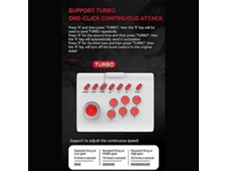 Controlador de joystick de 24 g para consola de juegos arcade. GOKOCO