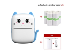 Mini Impressora de Bolso A9 Impressora Térmica Sem Tinta Compatível com Ios e Android GERTIZ