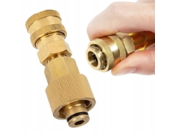 Adaptador de latón Easylock Tr22 – Conector rápido de 1/4'' | Compatible con hidrolimpiadoras Kärcher Hd/hds