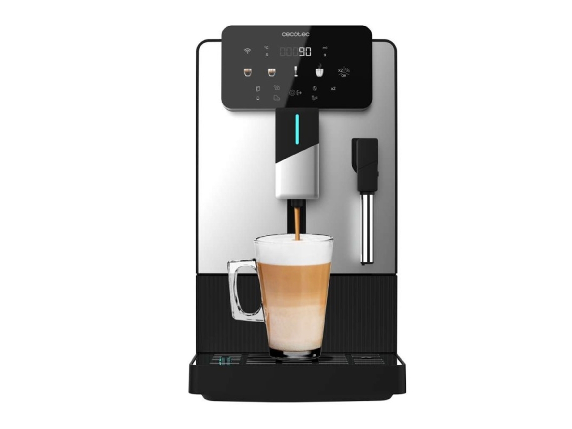 Cecotec Cafetera Superautomática Cremmaet Steam. 1350w, 19 Bares, 5 Niveles Molido, Depósito Grano 150g Y Agua 1.1l, Thermoblock