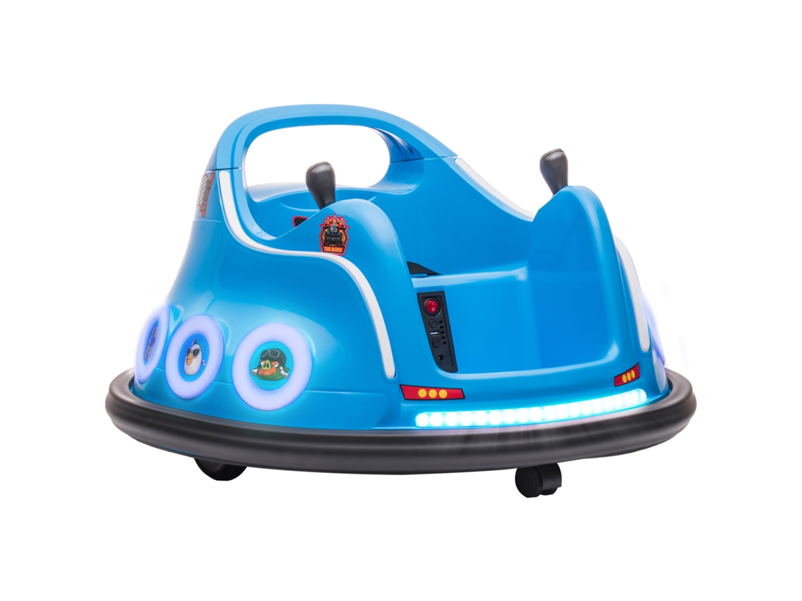 Coche Choque Infantil 360° Mando Música 3-5 Años Azul