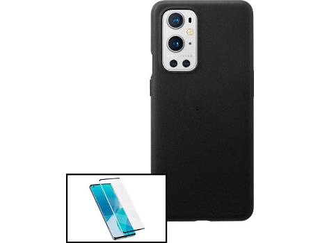 Carcasa + Protector OnePlus 9 Pro PHONECARE Silicona Líquida Negro