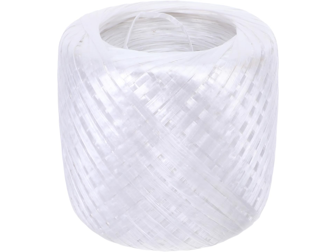 Cuerda De Embalaje De Plástico Blanco, Rollo De 1 Kg